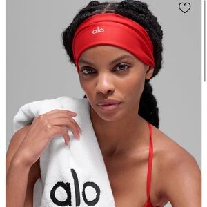 ALO Yoga Red Wide Headband